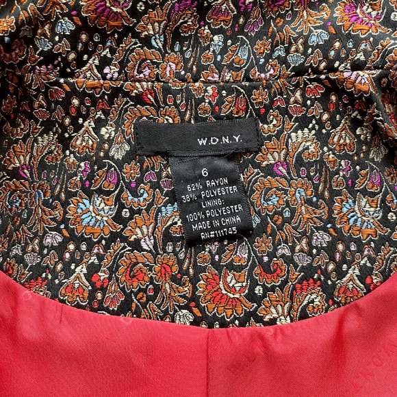 Floral Brocade Jacket | WD.NY - Picture 6 of 7